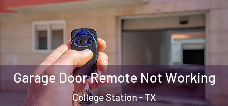 Garage Door Remote Not Working College Station - TX